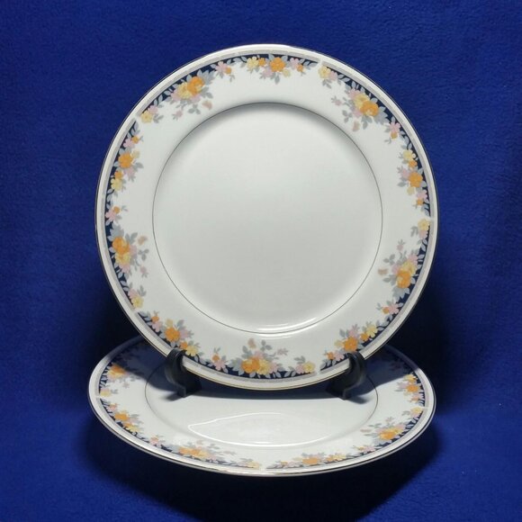 Epoch Park Manor Dinner Plate Set 6502 Noritake Made in Japan Set of 2 Wedding - Picture 1 of 10